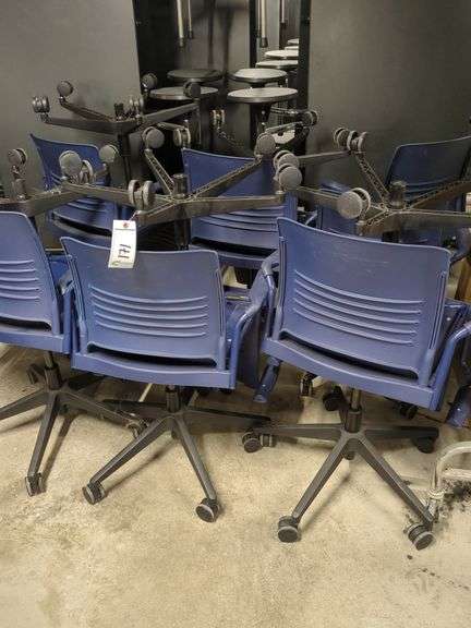 (12) Plastic Chairs image