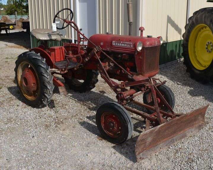 International Farmall Cub with front blade image