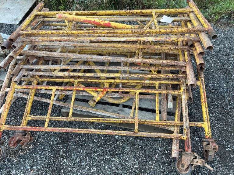 Sections of scaffolding image