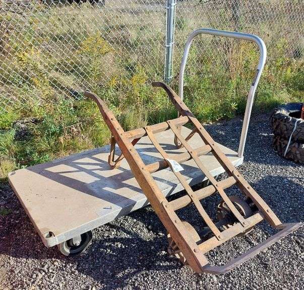 Aluminum Cart & Wooden Handled Dolly image