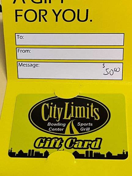 City Limits $50 Gift Card image
