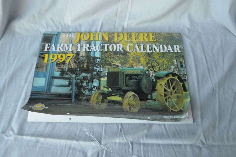 John Deere Farm Tractor Calendar 1997 image