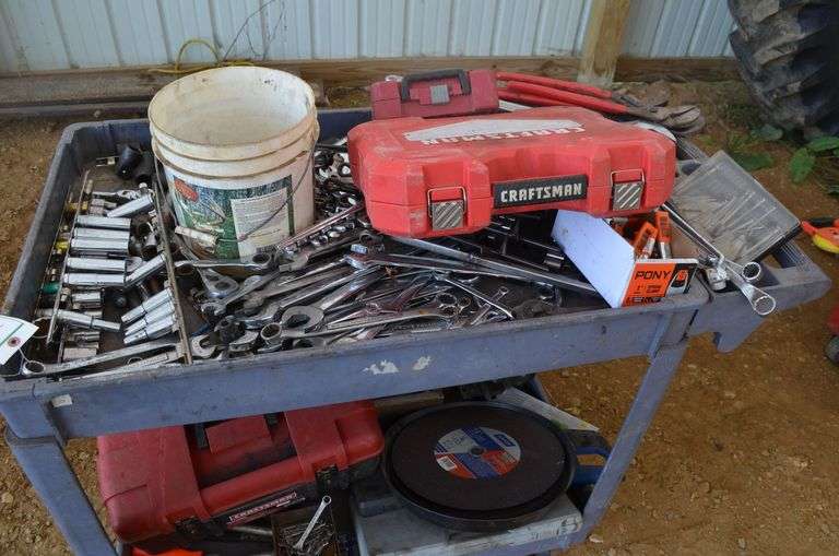 Rolling Cart with Tools image