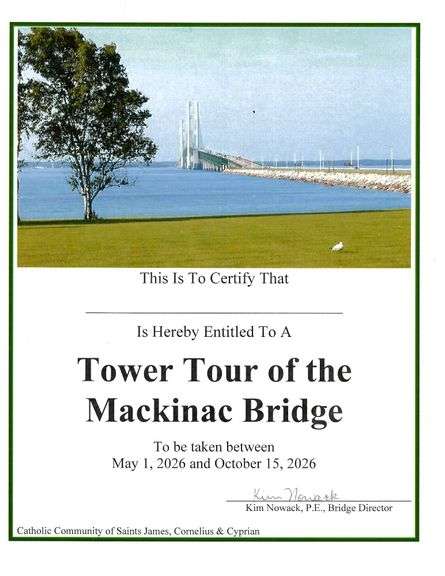 Tower Tour of the Mackinac Bridge image