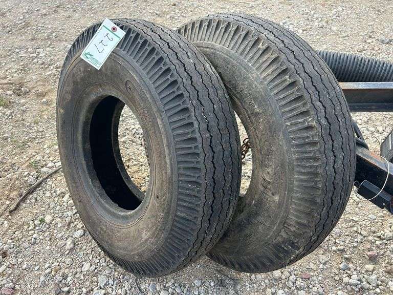 (2) 14" Trailer Tires image
