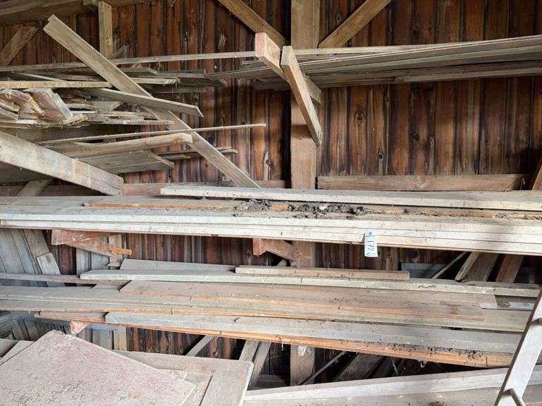 Various Lumber in barn image