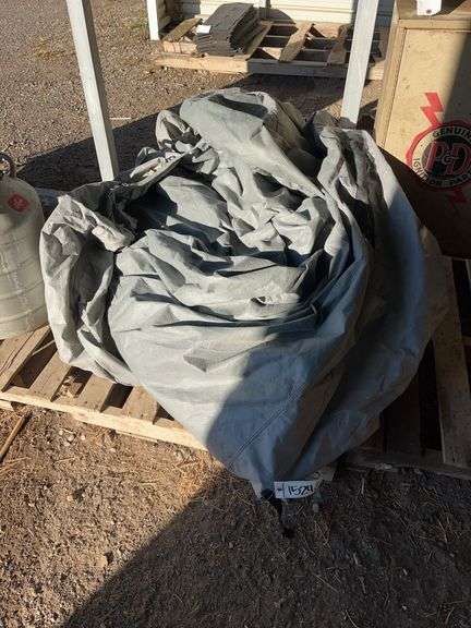 Camper cover fits up to 50' camper, bldg:Green image