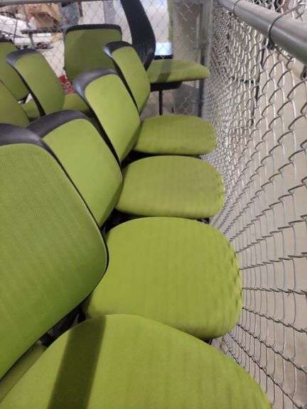 (12) Green Swivel Chairs image