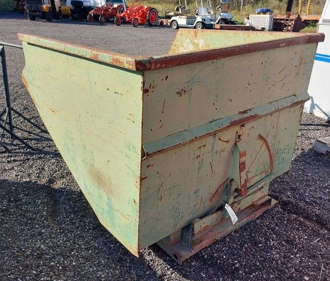 Forklift Tip Dumpster Hopper image