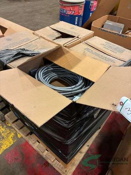 Pallet of electrical control wires image