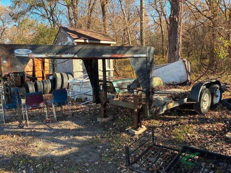 2003 Nomanco 14ft Gooseneck Trailer image