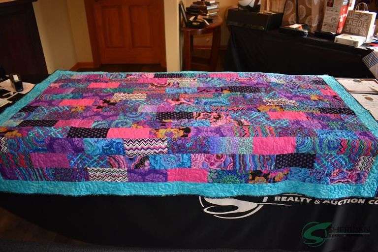 Handmade Colorful Quilt image