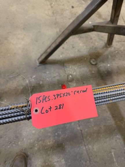 15 pcs. .375x20' rerod image