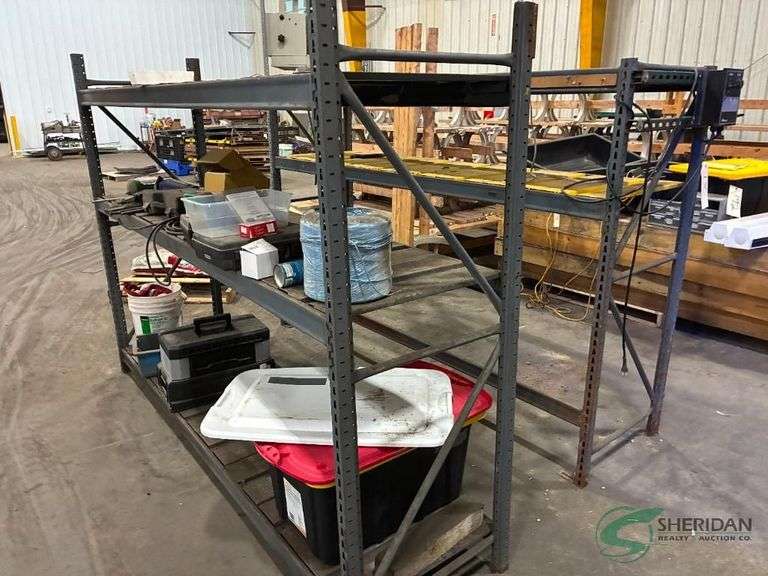 (3) Steel shelving units image