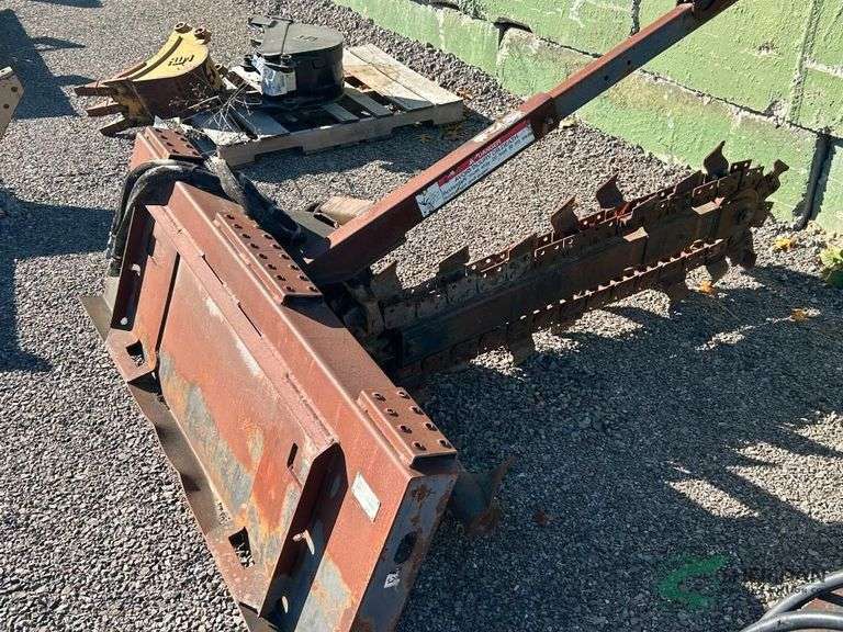Skid steer trencher image