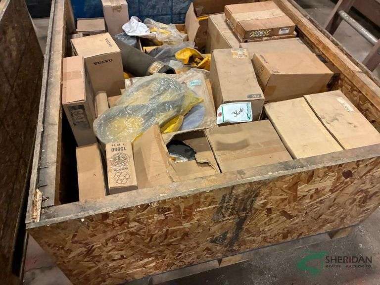 Large crate with numerous filters image