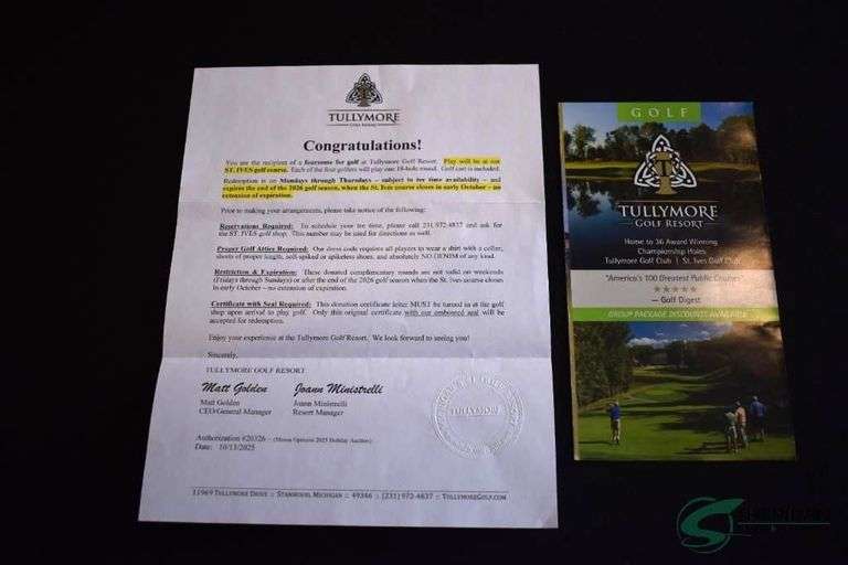 Tullymore Golf Resort (4) players 18 Holes image