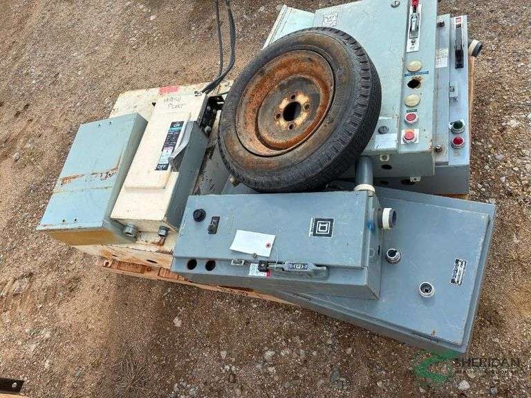 Pallet of electrical panels image