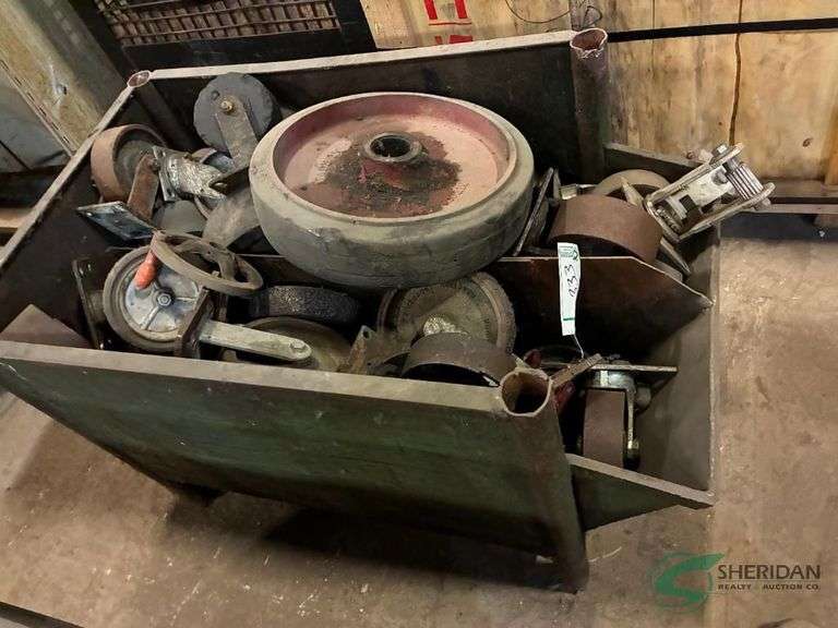 Bin of numerous casters image