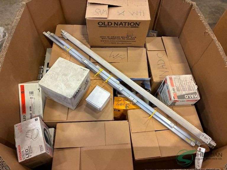 Pallet of misc. electrical parts image