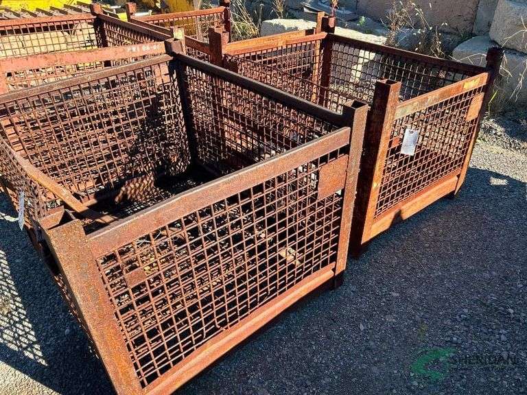 (2) Metal wire baskets image