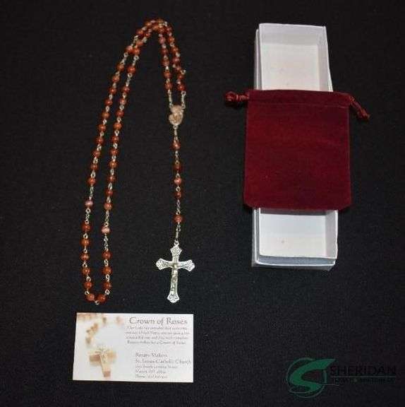 Rosary- Red Agate image