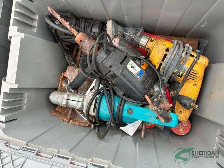 Tote of power tools image