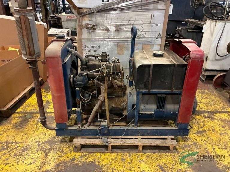 Gas welder with Willys motor image