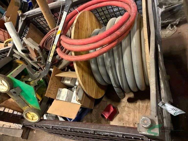 Steel crate and contents image