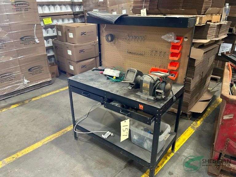 Work bench and contents image