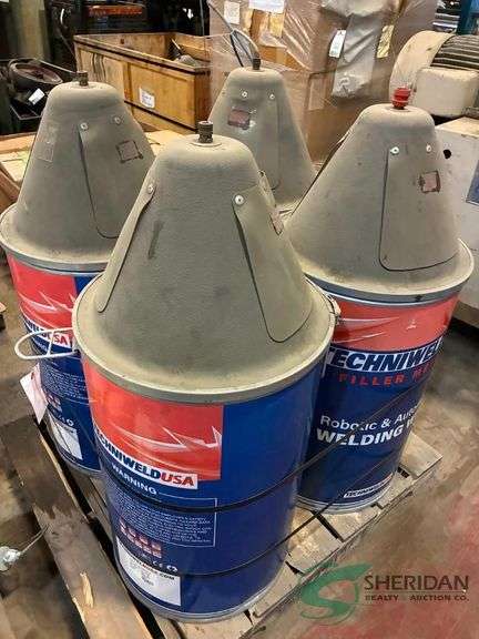 (4) Barrels of welding wire image