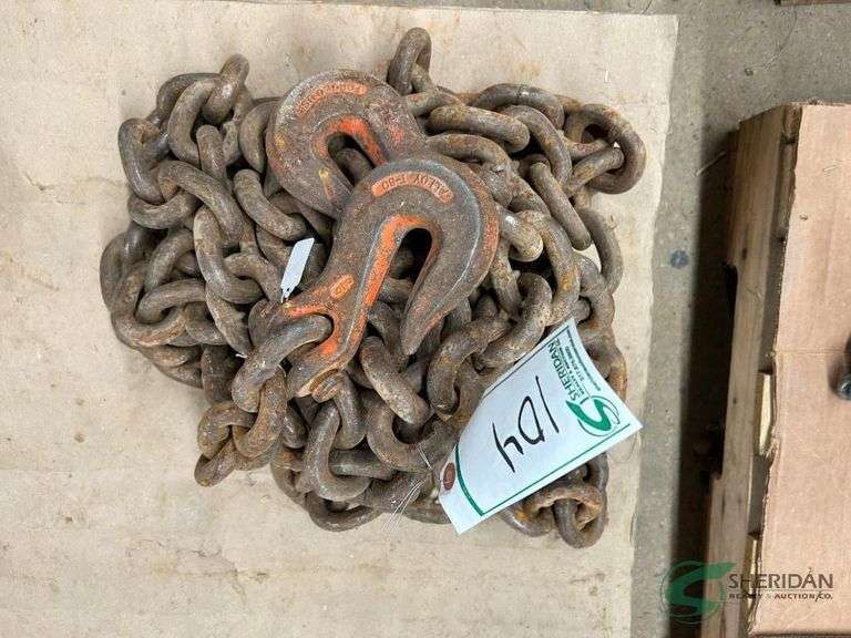 26ft log chain with 2 hooks image