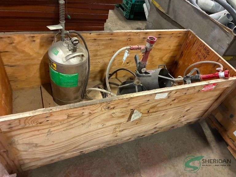 Foam nozzles for fire extinguishers and eye wash station image