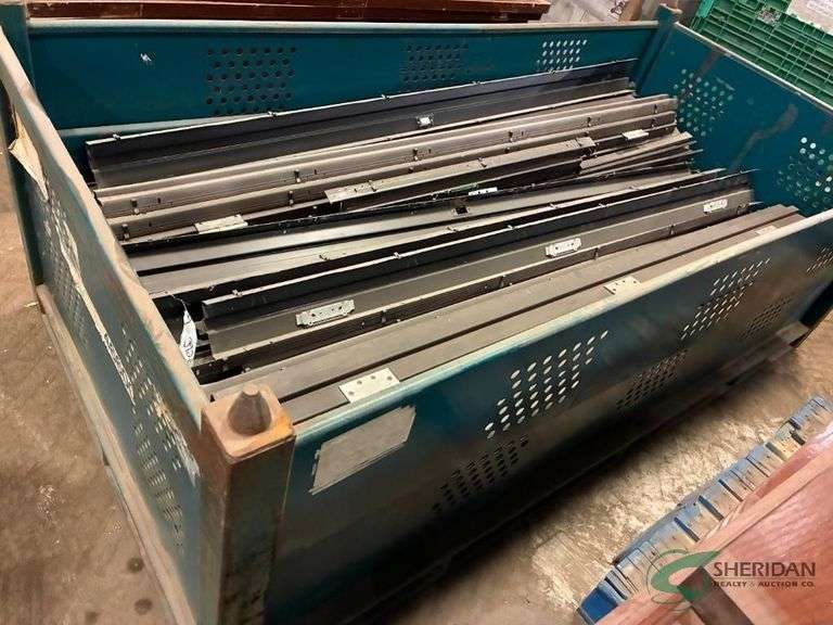 Crate of commercial door frames image
