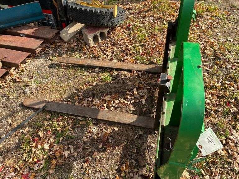 John Deere pallet forks fit the 4210 image