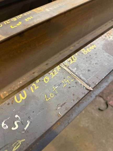 W12"@22#x20ft I beam image