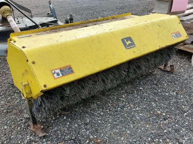 (2) John Deere Front End Sweeper Brooms 48" image