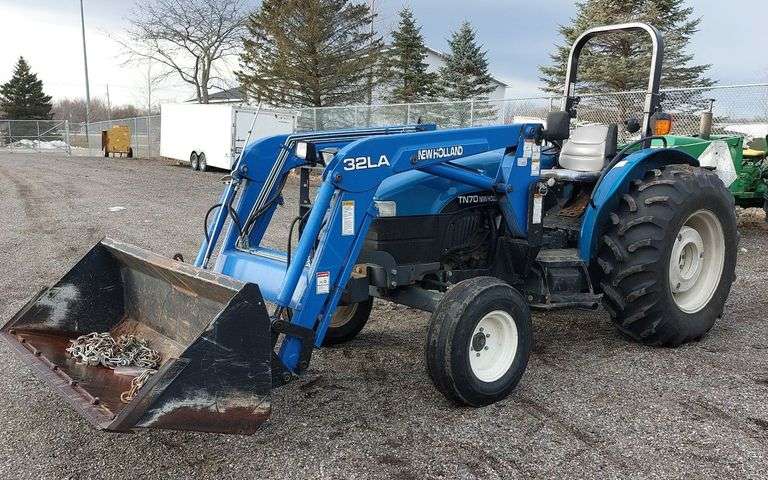 New Holland TN70 Loader Tractor image