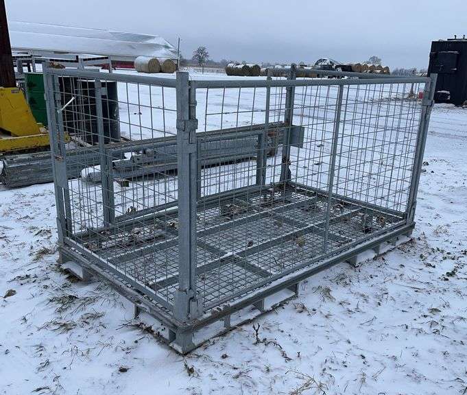 Collapsible wire container 96" x 56" x 52" H, row:4 image