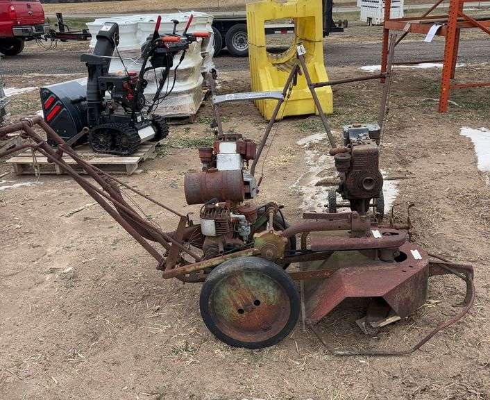 David Bradley brush cutter & (2) David Bradley rototillers, row:5 image