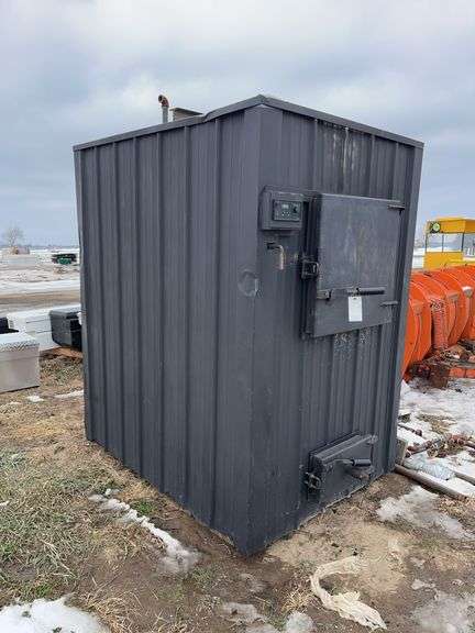 Indoor wood boiler w/ piping & valves, row: 5 image