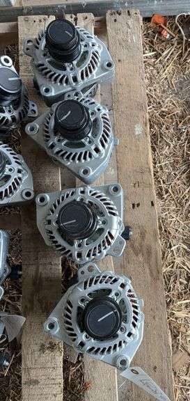 (4) GM alternator take off's, bldg:green image