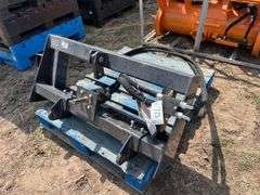 Land honor skid steer to 3 pt. with 540 PTO, owner states new,row:7