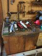 Contents of Bench includes grinder