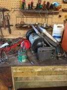 Contents of Bench includes grinder