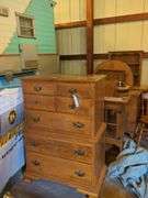 5 Piece Furniture Set, Hutch, Dresser, Table, Secretary