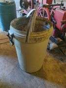 Rubbermaid Trash Can with for sale signs