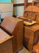 5 Piece Furniture Set, Hutch, Dresser, Table, Secretary