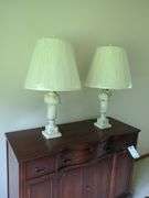 Buffett Cabinet does not include 2 marble lamps