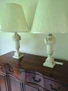 2 Marble Lamps